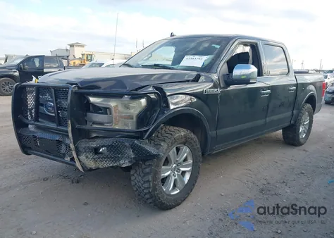 2018 Ford F-150 Platinum from USA, damaged, VIN 1FTEW1EG0JFA09215